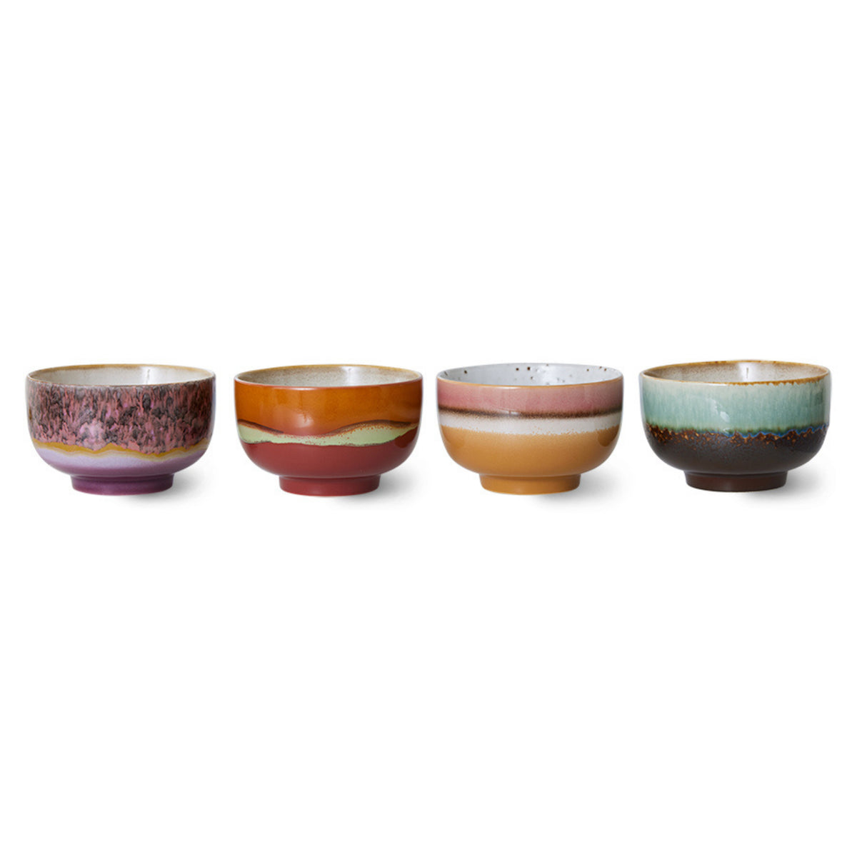HK Living 70s Ceramics Noodle Kom Geyser D13 4 st. - HK Living