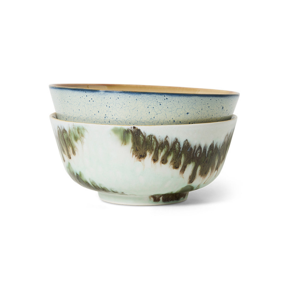 HK Living 70s Ceramics Ramen Kom Minimalist 2 st. - HK Living