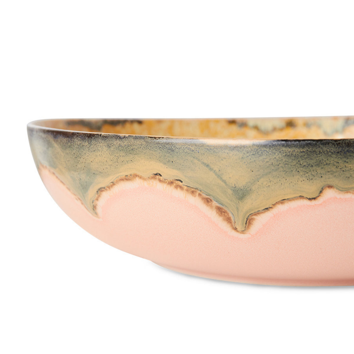 HK Living 70s Ceramics Serveerschaal Sunflower D33 - HK Living