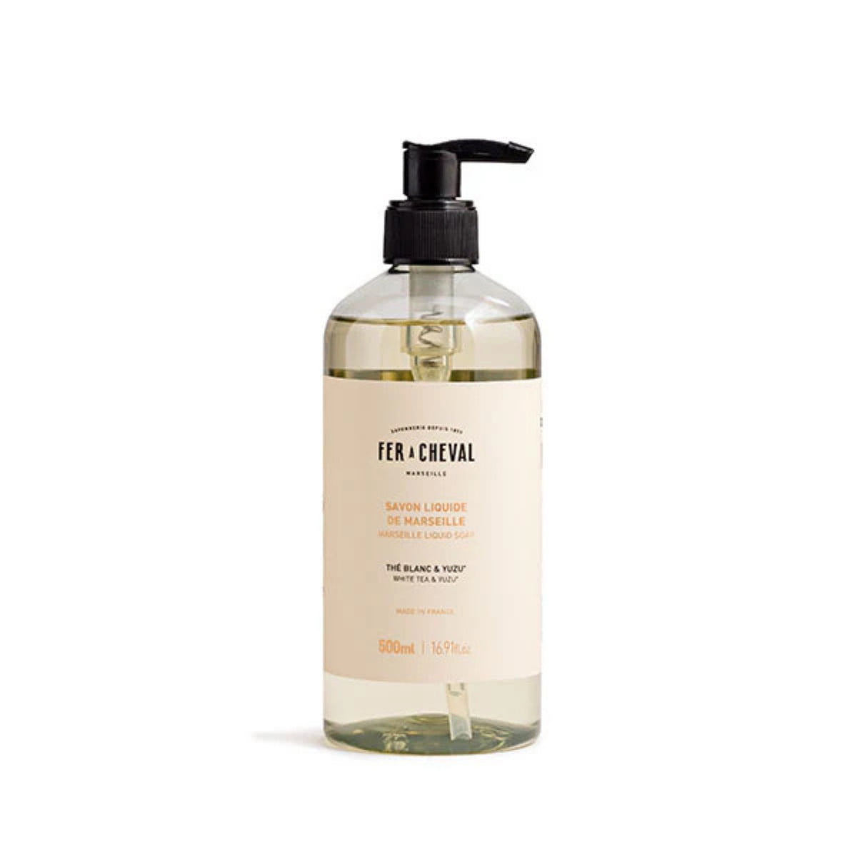 Fer à Cheval Handzeep Thé Blanc & Yuzu 500 ml - Fer à Cheval