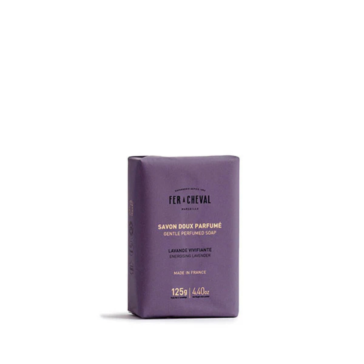 Fer à Cheval Zeep Bar Lavende Vivifiante 125 g - Fer à Cheval