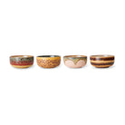 HK Living 70s Ceramics Dessertkom Harbour 4 st. - HK Living