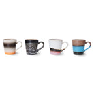 HK Living 70s Ceramics Espresso Kop Funky 4 st. - HK Living