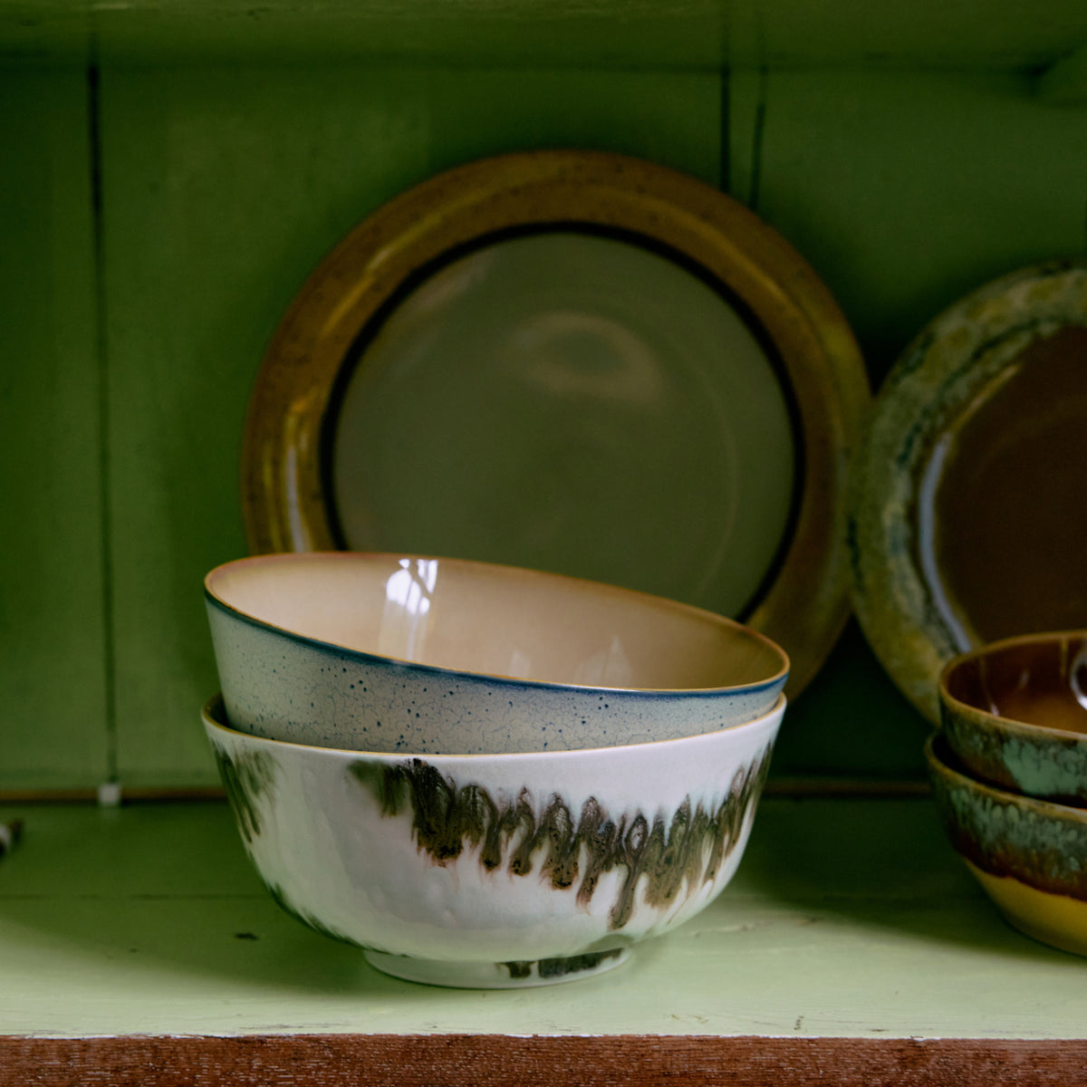 HK Living 70s Ceramics Ramen Kom Minimalist 2 st. - HK Living