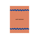 De Matriks JL Postkaart Happy Birthday Pink Dubbel van Matriks is een eenvoudige verjaardagskaart met een effen roze ontwerp en "HAPPY BIRTHDAY" gecentreerd op de voorkant.
