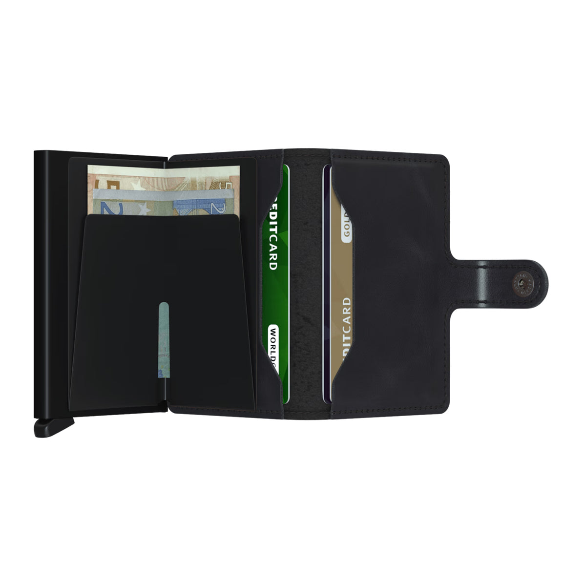 Secrid Miniwallet Vintage Zwart - Secrid