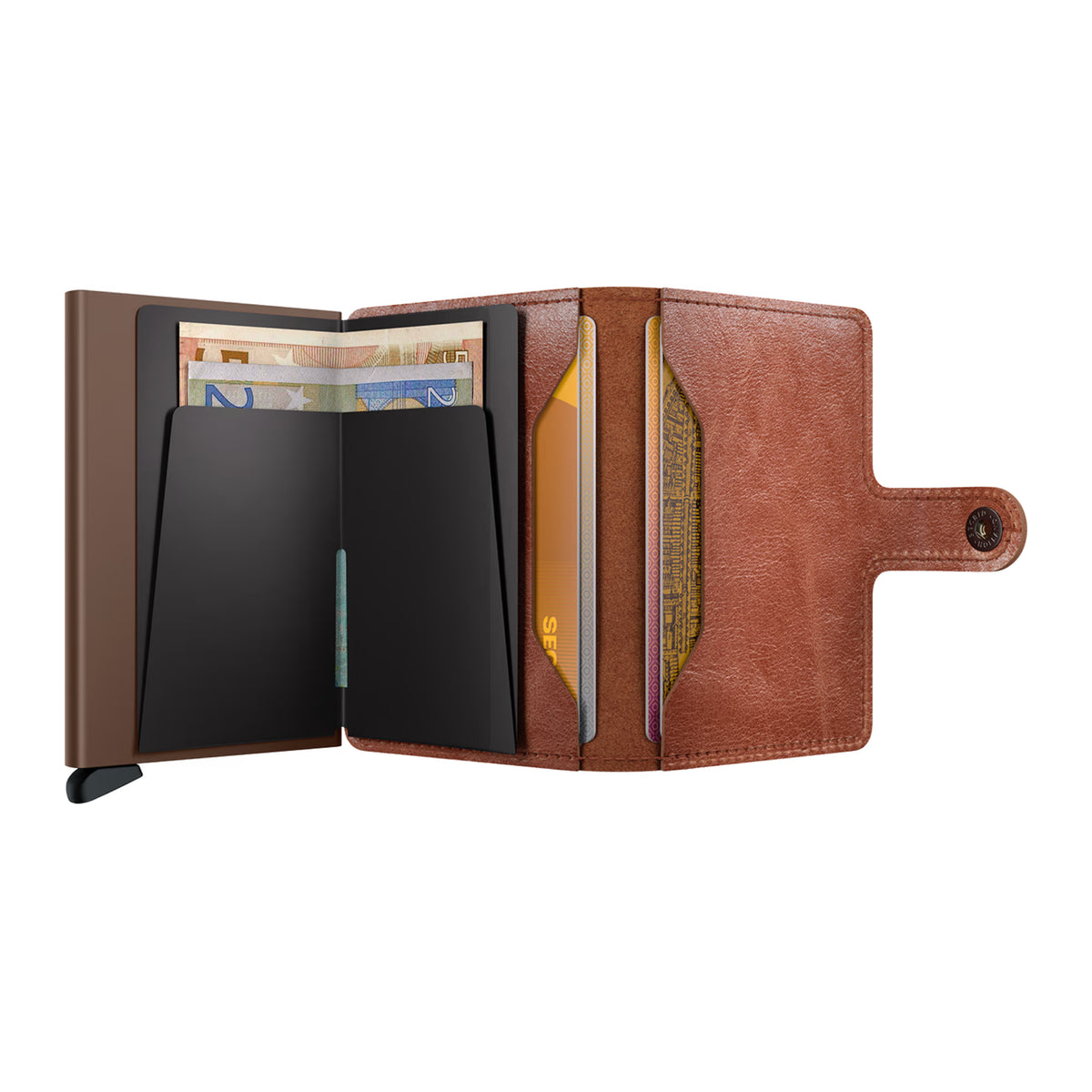 Secrid Miniwallet Vintage Cognac Bruin - Secrid