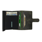Secrid Miniwallet Vintage Olijfgroen Zwart - Secrid